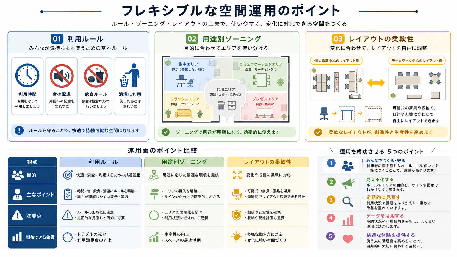 個室ブースの配置後に運用面で気をつけるポイント