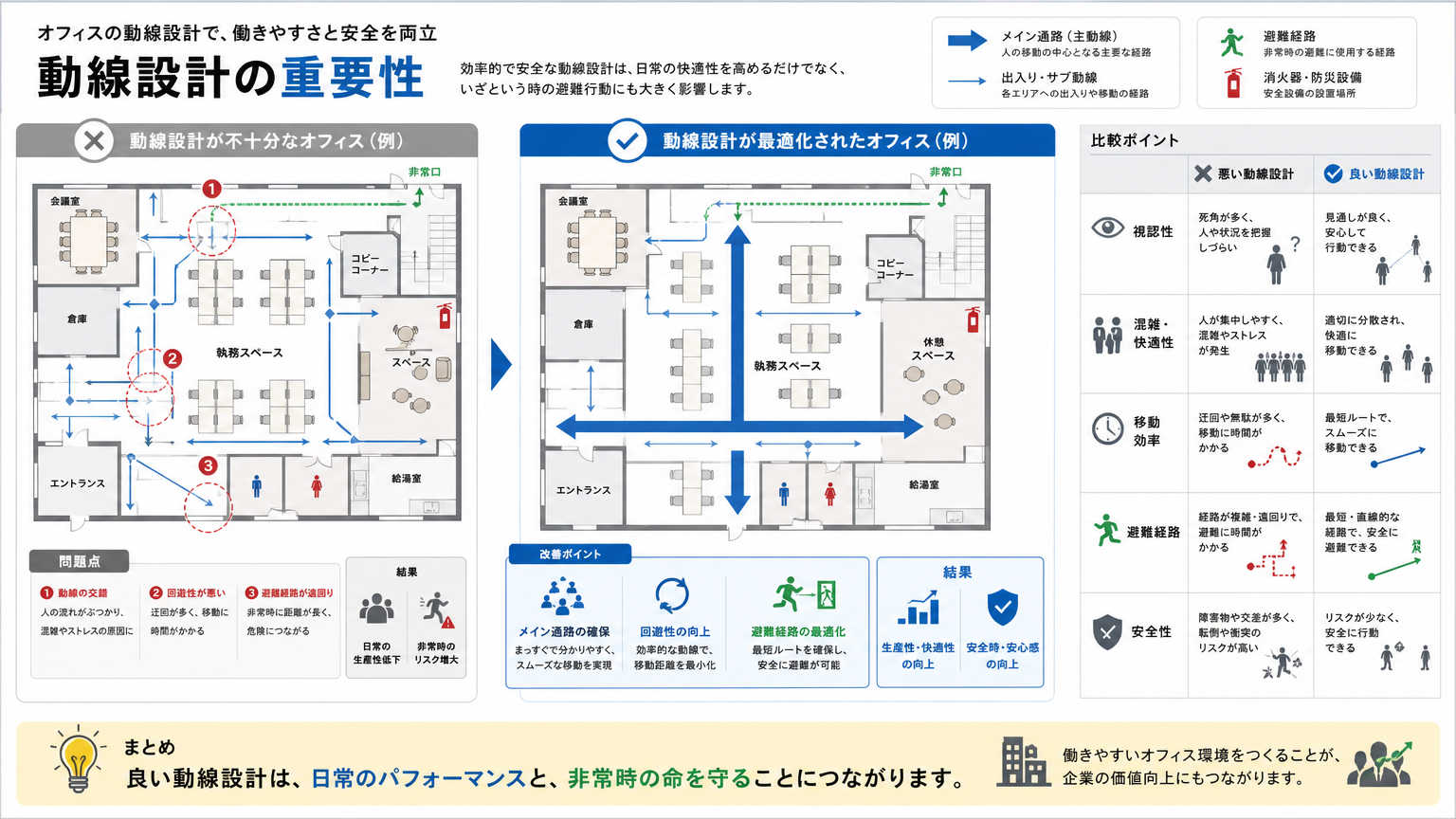 個室ブースの配置で動線設計が重要な理由